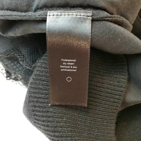 RAG & BONE | SOFIYA LACE MOCK SLEEVELESS FLORAL WOOL BLACK DRESS WOMEN'S SIZE XS - Picture 14 of 17